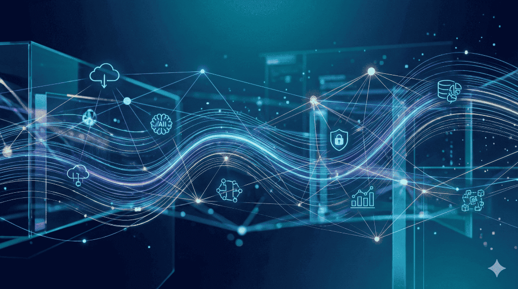 Abstract Technology Background